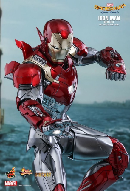 Hot Toys - Spiderman Homecoming Iron Man Mark XLVII figur