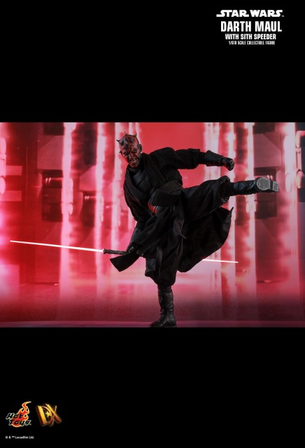 hot toys darth maul with sith speeder