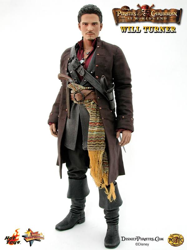 Pirates of the Caribbean Action Figure Will Turner 3.75 Zizzle Orlando  Bloom