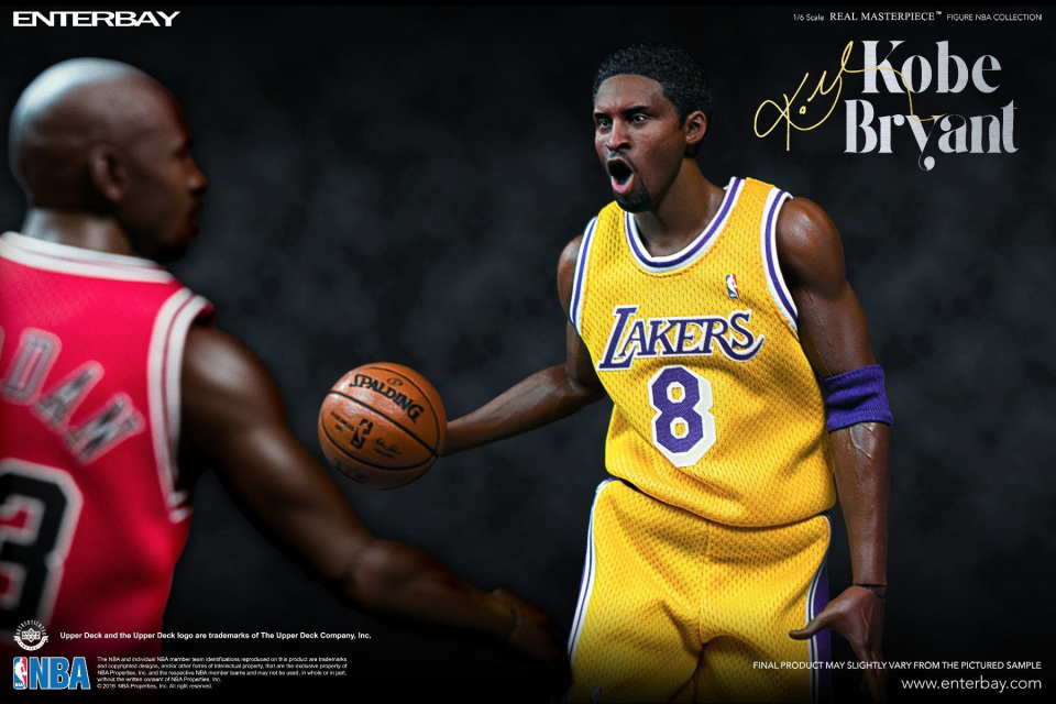 Enterbay NBA Collection Kobe Bryant LA Lakers 1/6 Scale Real Masterpiece  Action Figure Set - US